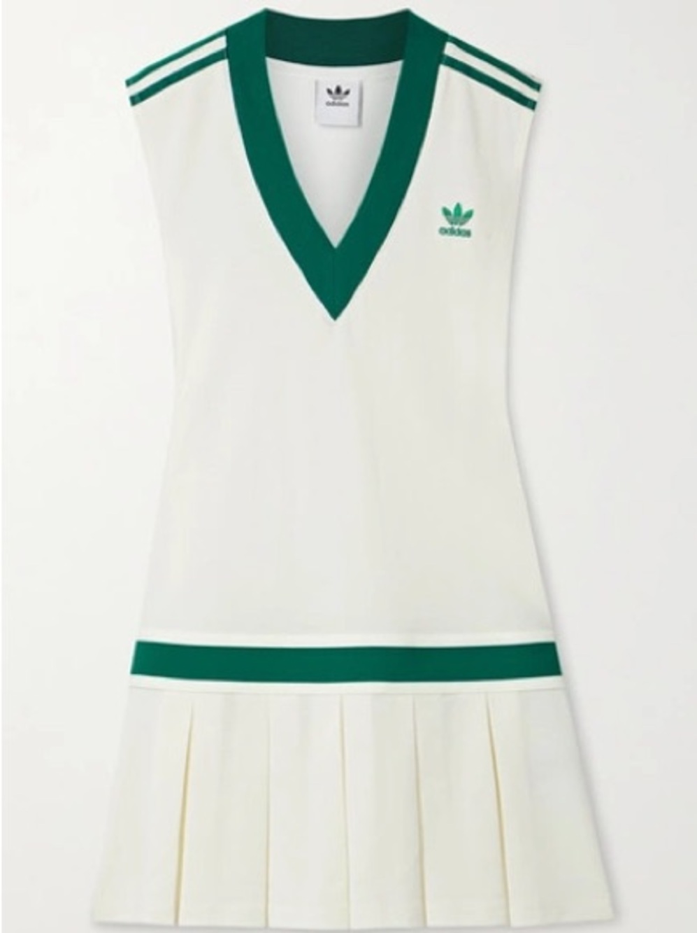 SET of Adidas tennis Luxe Cardigan + Dress off white S/M - Picture 4 of 12